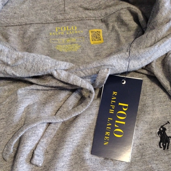 Ralph Lauren Heather Gray Hooded Top - Picture 5 of 5